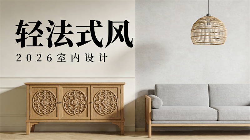 家居设计风格丨轻法式风，在浪漫与克制间，寻得生活的黄金比例~