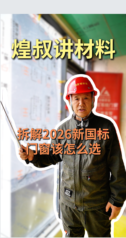 拆解2026年新国标门窗该怎么选？